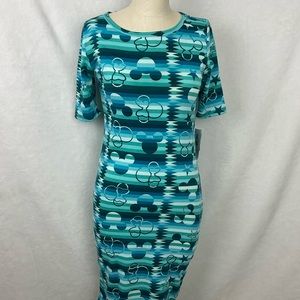 Lularoe Disney Dress Julia Size XS - Minnie Mickey Mouse - NWT